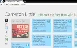 Cameron Little's myfeed website thumbnail